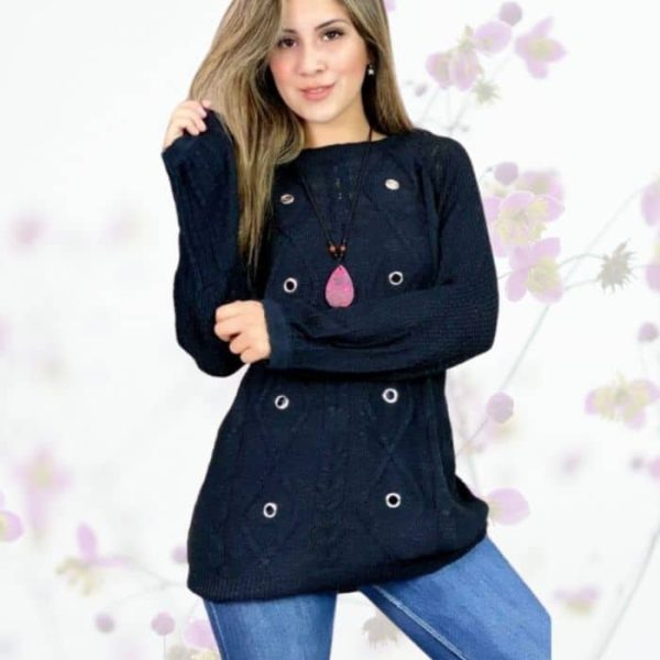 Sweater hilo con argollas